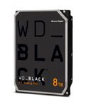 Western Digital 8TB WD_BLACK Performance Internal Hard Drive HDD - 7200 RPM, SATA 6 Gb/s, 256 MB Cache, 3.5" - WD8002FZBX