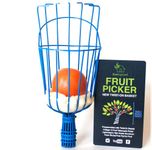 Eversprout Twist-On Fruit Picker Basket | Twists onto Standard US Threaded Pole (3/4'' Acme) | Fruit Harvester Attachment (Head Only Pole Not Included)