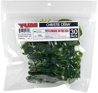 Yum Lures Christie Craw Bulk Pack Watermelon Seed 3 1/2 inch (YCW3BK09-30)