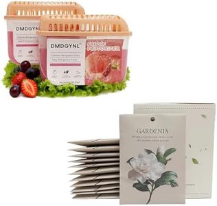 Fridge Freshener Deodorizer and Gardenia Scented Sachet Bags, Remove odors from refrigerators, wardrobes, and wardrobes to maintain freshness