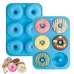 Aichoof Silicone Donut Mold for 6 D