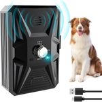 Anti Barking Device, Ultrasonic Anti Bark Device with 3 Adjustable modes, 33Ft Auto Stop Dog Barking Device, IPX4 Waterproof Dog Barking Deterrent Device, Dog Bark Stopper for Indoor & Outdoor