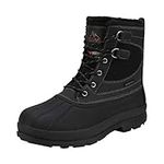 NORTIV 8 Men's Waterproof Winter Snow Boots Black Avenue Size 11 M US