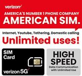 USA Prepaid SIM Card (Verizon Netwo