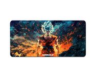 DarkBuck Goku Large Extended Anime Mouse Pad for Laptop Desktop PC Gaming Mousepads Rubber Base with- Anti Skid (595MM x 290MM x 3MM)