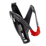 VeloChampion Carbon Look Bike Water Bottle Cage for Cycling - fits most water bottles