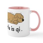 CafePress Life is Qi Dog Mug 11 oz (325 ml) Ceramic Coffee Mug