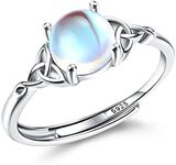 MILACOLATO Silver Moonstone Rings F