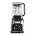 Hamilton Beach Professional Quiet Shield Blender for Smoothies, Ice Crush & Puree, 1500W Peak Power, 32 oz BPA-Free Jar, 4 Programs, Variable Speed Dial, Silver & Black, 58870