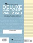 Manuscript Paper (Deluxe Pad)(Blue Cover)