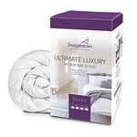 Snuggledown Ultimate Luxury Hotel King Size Duvet - 13.5 Tog Warm Winter Premium Quilt Ideal for Cold & Chilly Nights - Jacquard Cotton Cover, Hypoallergenic, Machine Washable, Size (225cm x 220cm)