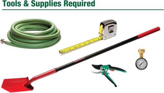 Rain Bird In-Ground Rotor Sprinkler System Kit – Click-N-Go Hose Connection