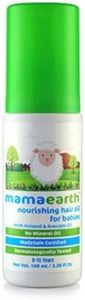 Mamaearth Nourishing Baby Hair Oil with Almond & Avocado, Clear, Coconut, 100 ml