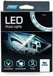 Camco LED 16' Rope Light - RV and Camper Interior and Exterior Lighting for Special Occasions and Outdoor Events, Fits Into Your RV Awning Track (53100), White
