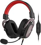 Redragon H510 Zeus Wired Gaming Headset - 7.1 Surround Sound - Memory Foam Ear Pads - 53MM Drivers - Detachable Microphone - Multi Platform Headphone - Works with PC/PS4 & Xbox One, Nintendo Switch