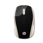 HP 200 Silk Gold 2.4 GHz USB Wireless Mouse with Red LED 1000 DPI Optical Sensor, Up to 12 Months Battery Life