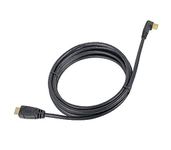 SIIG High Speed HDMI Cable with Right Angle Connector 90-180 Degree, 5-Meters (CB-HM0132-S1)