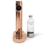 MonTen Soda Sparkling Water Maker - Copper Carbonated Water Machine - Includes 900ML Reusable Water Bottle - Made with Premium Stainless Steel - Compatible with Screw-In Sodastream CO2 Cylinders