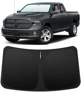 INSAUTO Custom Fit Windshield Sun Shade Accessories for Dodge RAM 1500 2012-2018, Foldable Front Window Sunshade, UV & Heat Reflector, Keeps Interior Cool, Includes Storage Bag