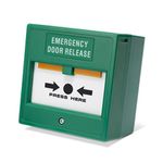 SecureMyDoor Resettable Call Point with No Glass to Break | Emergency Break Glass for Indoor Use | Fire Alarm Button Switch for Easy Access Control | Ideal for Commercial & Residential Buildings