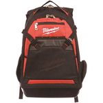 Milwaukee 48-22-8200 1680 Denier 35 Pocket Jobsite Backpack w/ Laptop Sleeve and Molded Plastic Base