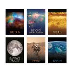 CodersParadise Paper Pack Of 6 - Space Astronomy Wall Posters 8X12 Inch A4 Size Included Glue Dots Wall Decor Posters Wall Art For Bedroom, Living Room