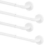 TYRON 4 Pack Magnetic Curtain Rod f