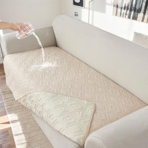 Genina 100% Waterproof Couch Cover for 3 Cushion Couch Sofa Cover for Dogs, Anti-Slip Sofa Covers Washable Couch Covers for Sectional Sofa L Shape for Pets Furniture Protector (Beige, Sofa)