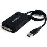 StarTech.com USB to DVI Adapter - 1920x1200 - External Video & Graphics Card - Dual Monitor Display Adapter - Supports Windows (USB2DVIE3)