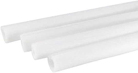 MECCANIXITY Foam Tube Pipe Insulation Freeze Protective Sleeve Protection Cover Sponge 1000mm/3.28ft Length 20mm(0.8 Inch) ID for Pipe Insulation, Pack of 4