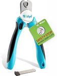 BOSHEL Dog Nail Clippers and Trimmer - with Safety Guard to Avoid Over-Cutting Nails & Free Nail File - Razor Sharp Blades - Sturdy Non Slip Handles - for Safe, Professional at Home Grooming