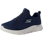 Skechers Men's Gowalk Flex - Athletic Slip-on Casual Walking Shoes with Air Cooled Foam Sneakers, Navy/Blue, 9