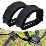 UJEAVETTE® Bike Pedal Straps Belt Universal for Fixed Gear Stationary Exercise Bike 2 Pieces