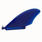 VAMO Findestructable 5.5" Keel Fin for Touring or racing SUP Paddleboards or longboards with toolless fin screw-Black (Blue)