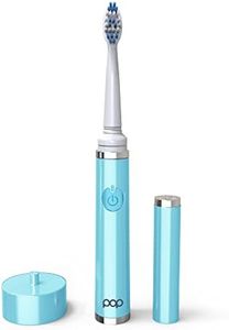 Pop Sonic The Ultimate Pro Toothbrush (Hawaiian Blue) | Rechargeable Toothbrush w/ Up to 40,000 Brush Strokes/Minute -Long-Lasting Nylon Bristles -Teens & Adult Toothbrush w/ Quadrant Pacer & Timer