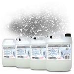 Extreme FX Super Snow Fluid 4x 5L (20 Litres) Premium Artificial Snow Ready to Use Fake Snow Machine Liquid Special Effects, Christmas Snow, artificial snowflakes, for all makes of snow machine