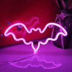 JYWJ Bat Neon Sign,USB or 3-AA Batt