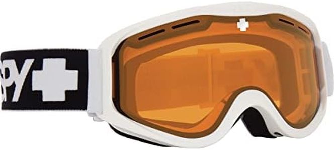 Spy Optics Cadet Matte White-HD LL Persimmon, Occhiali da Sci