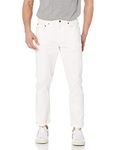 Amazon Essentials Men's Slim-Fit Jeans, Bright White, 28W / 32L