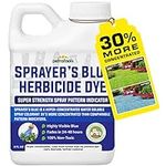 PetraTools Blue Herbicide Lawn Dye - Super Strength Concentrate 3X More Than Others, for Herbicides, Fertilizer & Weed Killer - Blue Mark Spray Indicator for Home and Commercial Sprayer Use (8oz)