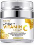 Vitamin C Face Cream with Hyaluronic Acid & Vitamin E, Natural Anti Aging & Wrinkle Day & Night Face Moisturiser for Women and Men, Boost Skin Collagen, Brighten Hydrate and Plump Skin