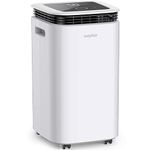Waykar 2,500 Sq. Ft Home Dehumidifier with Drain Hose–Ideal for Bedrooms, Basements, Bathrooms, and Laundry Rooms–with Intelligent Touch Control, 24 Hr Timer, and 0.58 Gal Water Tank