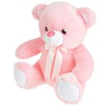 Storio Toy Cute Huggable Teddy Bear | 30 cm | Plushie Soft Toys for Kids | Plush Soft Toys for Baby Boys and Girls Kids - Pink | Best Gift