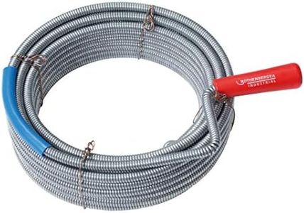 ROTHENBERGER Industrial Cleaning Spiral with Claw, Length 5 m, Ø 9 mm - (Ø x L) 9 mm x 5 m