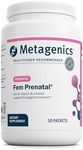 Metagenics Fem Prenatal - Prenatal Vitamin & Minerals Supplement* - Prenatals for Women* - with Vitamin C, Iodine & Biotin - Multivitamins Gentler to The System - 30 Packets