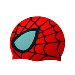 Spider Swimming Cap for Kids, Silicone Swimming Cap for Kids - Children Swim Cap for Boys and Girls Aged 3-8 - Spider Pattern Swimming Cap