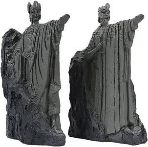 Large Decorative Bookends, 6.7" Book End Resin Collectibles, Decorative Book Stopper Binder and Dividers for Library Office Home