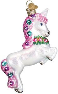 Old World Christmas Glass Blown Ornament Prancing Unicorn
