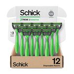 Schick Xtreme 3 Sensitive Razor — Disposable Razors Men, Head Razor, Razors for Men Sensitive Skin, 12 Count