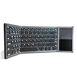 minder Foldable Portable Ergonomic Keyboard|Touchpad Mouse|Bluetooth Enabled